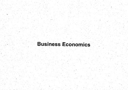 First page of All chapters MCQ's economics