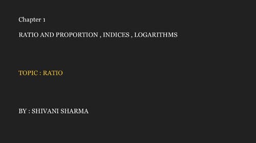 First page of Ratio , Proportion, indices & log All concept + Most imp MCQS Relevant for may attempt and onwards ●KISI KO PW KE LEC FREE OF COST CHAHIYE ?? ☆DM ME ON TG - @DpandeyRrrrr