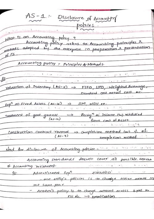 First page of As 1