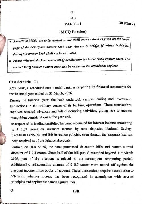 First page of Audit question paper may 26