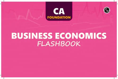 First page of Economics flashbook pw Last day revision notes