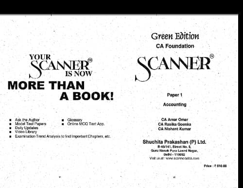 First page of Practice papers