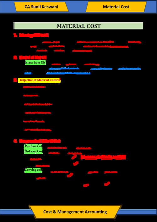 First page of Revision notes for September 2026