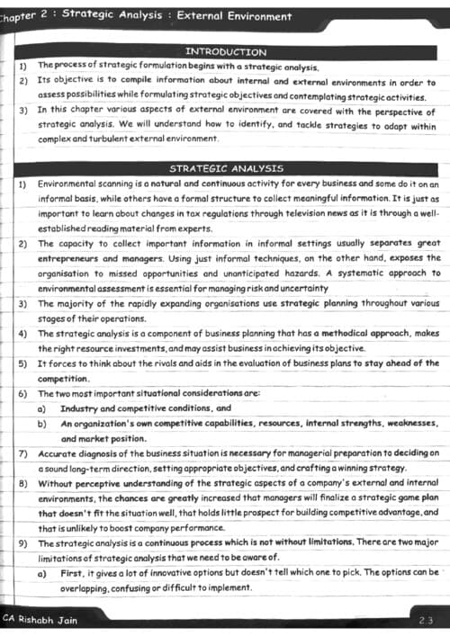First page of Rishabh jain SM chapter 2 notes