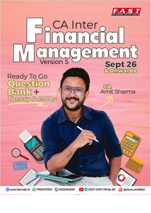 First page of New FM question bank CA AMIT SHARMA ✨