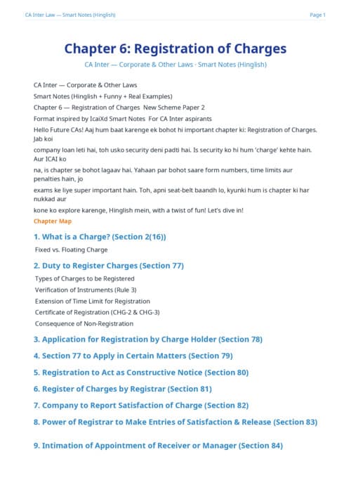 First page of Chapter 4 customize notes with hindi explanation and examples