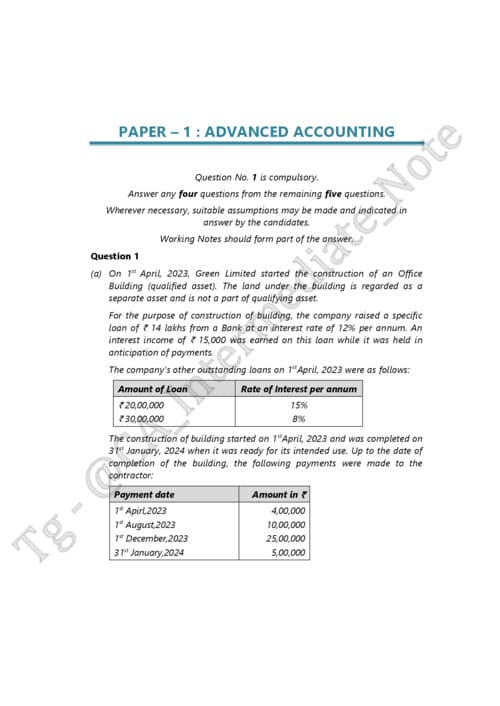First page of Question Papers from May 24 to Jan 26 (Compiled)