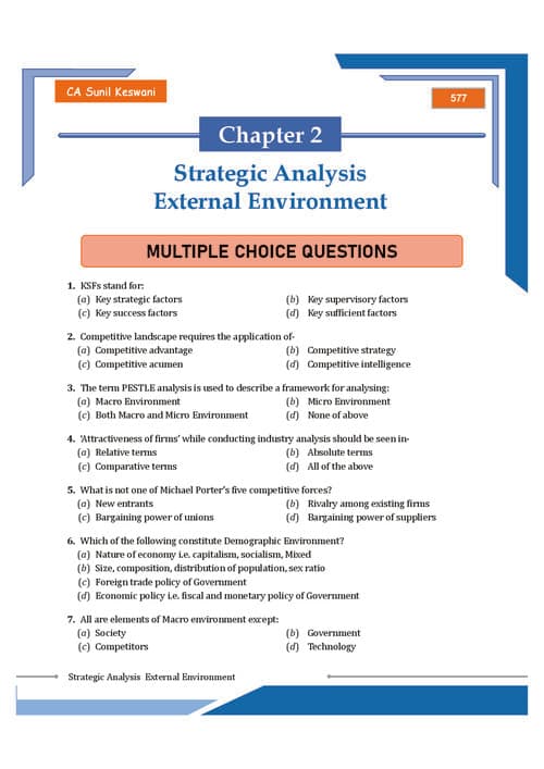 First page of SM ch.2 MCQ for practice