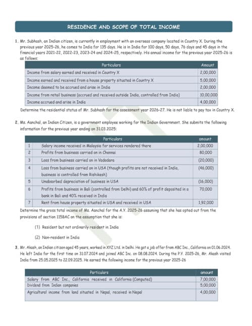 First page of Ca intermediate IDT questions