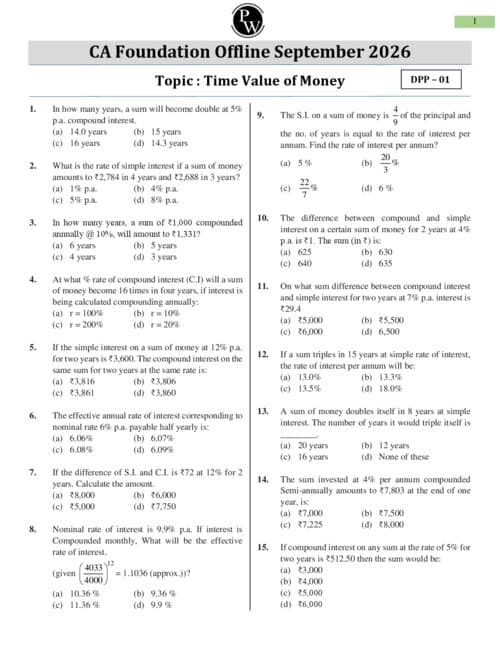 First page of MOF Dpp