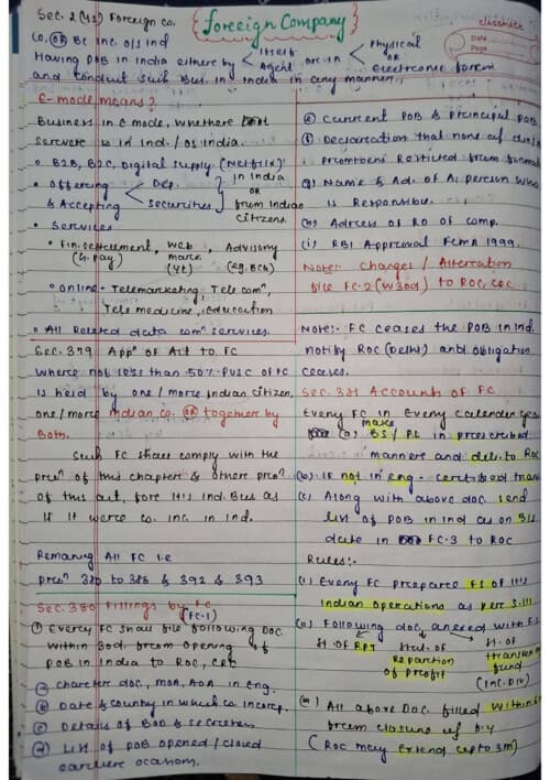 First page of FOREIGN COMPANY JUST IN 3 PAGES