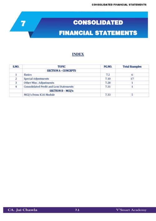 First page of Consolidation