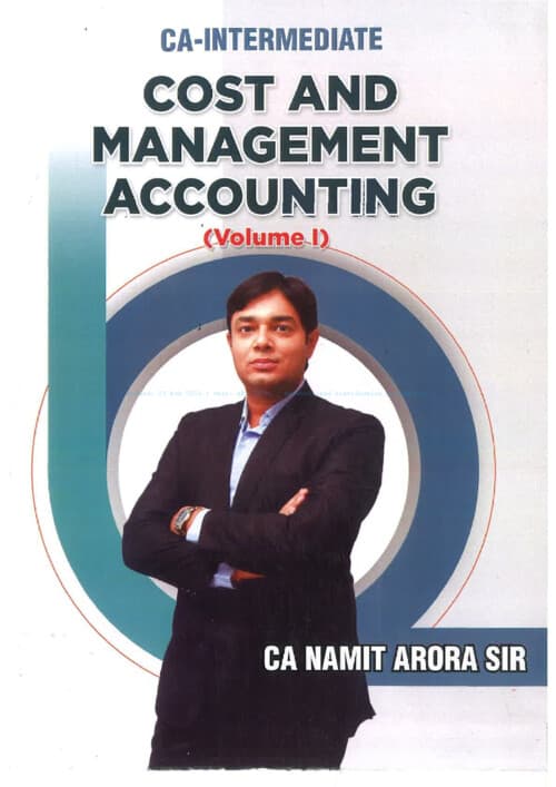 First page of Cost Accounting Question bank ( volume 1)by Namit Arora For Sept 26