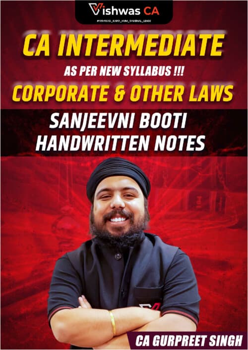 First page of Law concept book by Gurpreet Sir