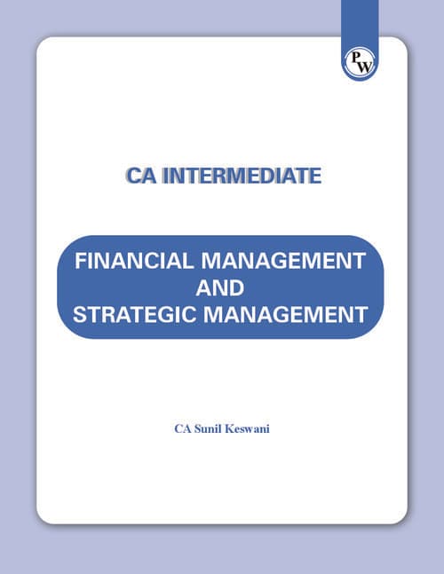 First page of FM & SM Book By CA Sunil Keswani Sir If Anybody wants PW CA intermediate Classes DM me ✅✅