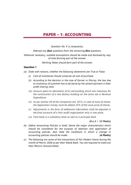 First page of Accounting May 2026 Suggested Answers Follow for more helpful content