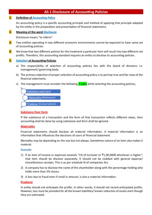 First page of AS 1