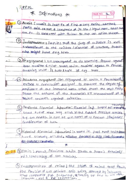 First page of The all definitions of audit covered in this pdf.ch sequence are : ch 1,11,6,2,10,5,9,3,4,7,8