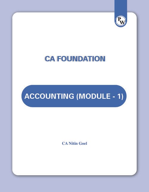 First page of PW CA Nitin Goel Sir Ebook 1 Latest Edition If Anyone wants Parag Sir, PW , VC Gurukul Classes DM me