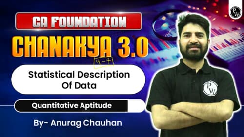 First page of Statistical description of data Notes by anurag sir