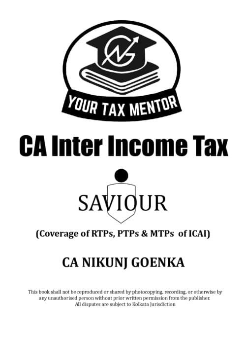 First page of CA INTER DT MCQ for Sep26/Jan27 last 4-5year MCQ https://youtube.com/playlist?list=PLZ6AAk25Urrfvkd5beZNA1AUbUviC-85F&si=ZErzeHst9OeTPRP0 [YT Live MCQ Session of Taxation]