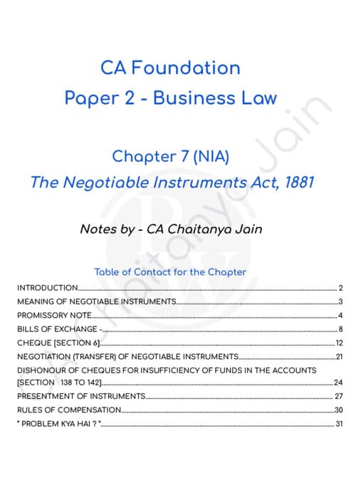First page of CJ SIR Law notes Chapter 7 If Anyone wants Hardik Sir , Parag Sir , PW, Nishant Sir & Gurpreet Sir Classes DM me