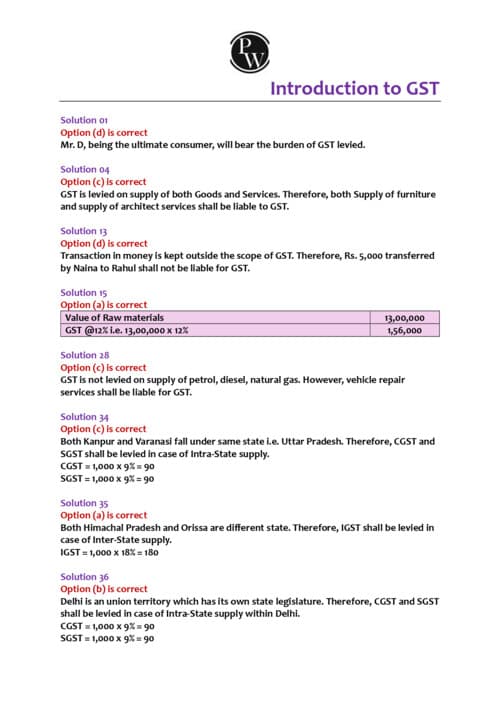 First page of Ramban GST Solution Latest Edition ✅ If Anybody wants PW, VC Gurukul & Ekagrata classes DM me ✔️