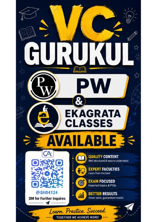 First page of PW , VC GURUKUL, EKAGRATA Classes Available ✅ DM me on telegram @SH04124 for Further Inquires ✔️