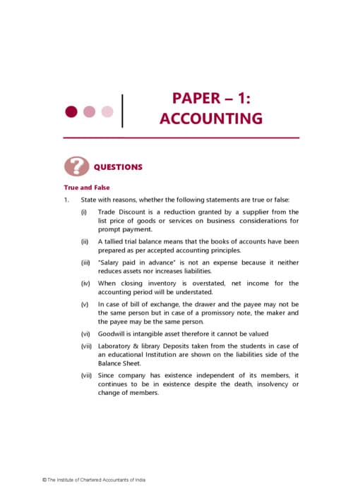 First page of RTP SEP 2026 Accounting If Anybody wants PW, VC Gurukul & Parag Sir Classes DM me