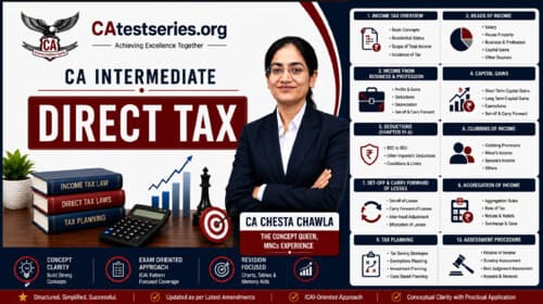 First page of Direct Tax Chart Book Latest Edition ✅ If Anybody wants PW, VC Gurukul & Ekagrata classes DM me ✔️