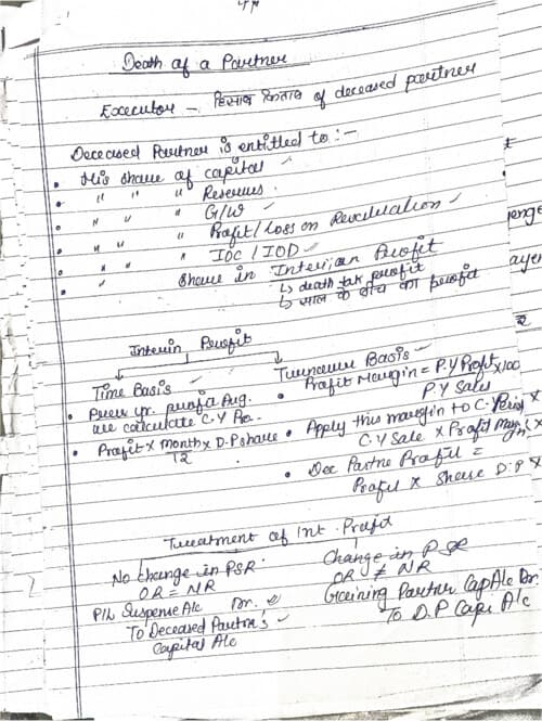 First page of Death and dissolution basic