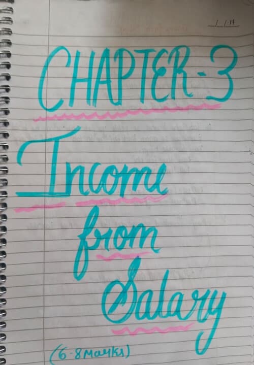 First page of Direct text handwritten notes