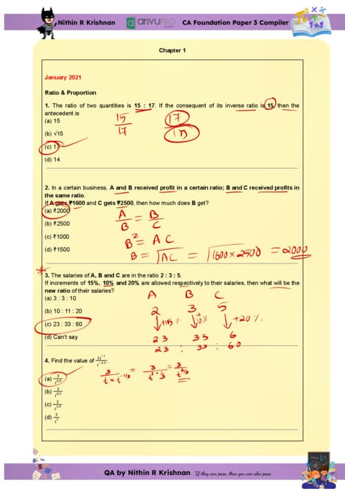 First page of QA Chapter 1 PYQ of Last 12 attempts If Anybody wants PW, VC Gurukul and Parag Sir Classes DM me