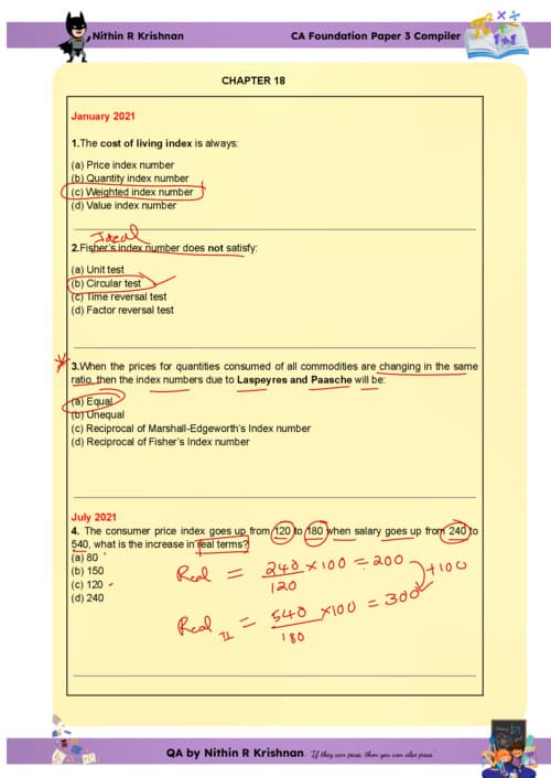 First page of Index Number QA Last 12 Attempts PYQ If Anybody wants PW, VC Gurukul and Parag Sir Classes DM me