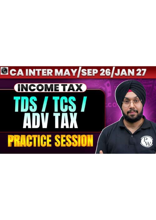 First page of TDS/TCS and Adv Tax QB by CA Jasmeet Sir