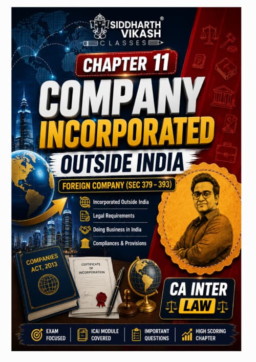 First page of Company incorporated outside India by CA siddharth agarwal sir Inter law