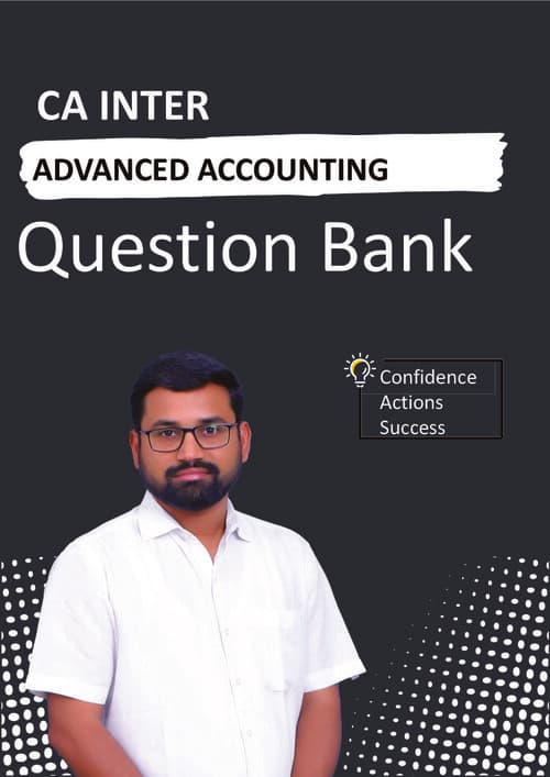 First page of Account question bank with solutions