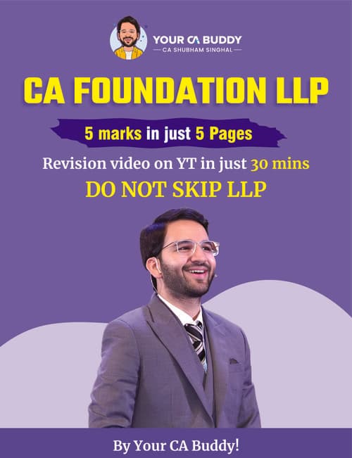 First page of 5 Marks in 5 Pages By Shubham Singhal Sir If anybody wants PW, Vishwas Ca and Parag Sir Classes DM me