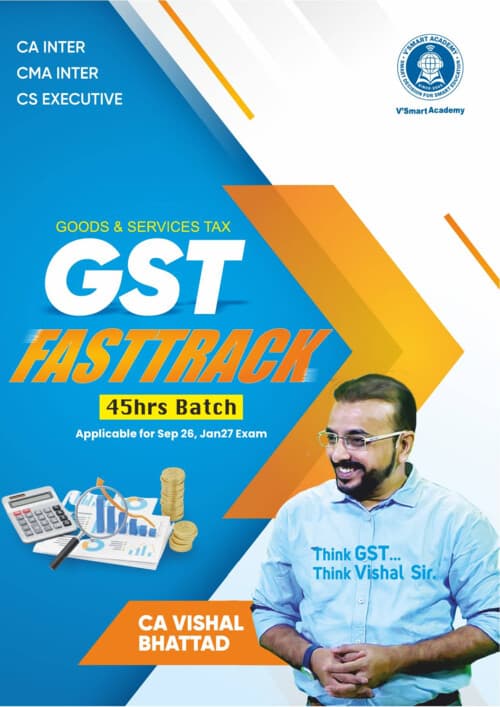 First page of GST SUMMARY NOTES FOR LAST DAY REVISON BY ( CA VISHAL BATTAD )