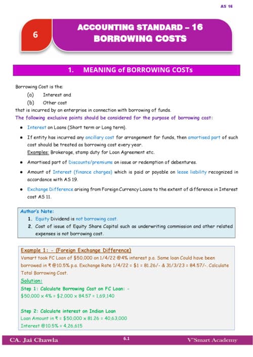 First page of As 16