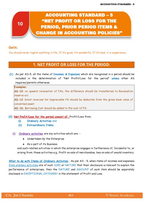 First page of As 5