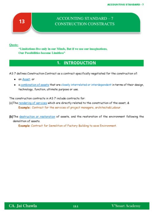 First page of As 7