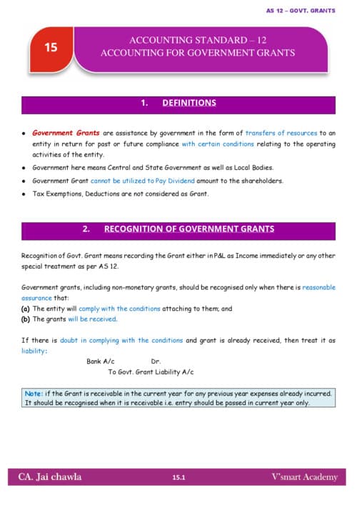 First page of As 12