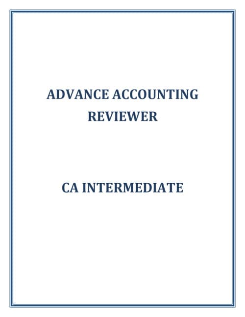 First page of ACCOUNTING REVIEWER BY CA RAKESH KALRA FROM UNACADEMY RELEVANT FOR SEP 26, JAN 27, MAY 27