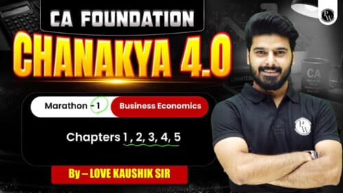 First page of BUSINESS ECONOMICS MARATHON (1to5 chapter) BY LOVE KAUSHIK SIR