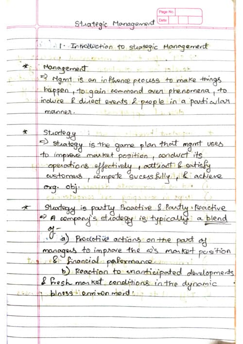 First page of All chapter self written notes with the help of RJ sir's notes