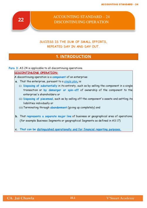 First page of As 24