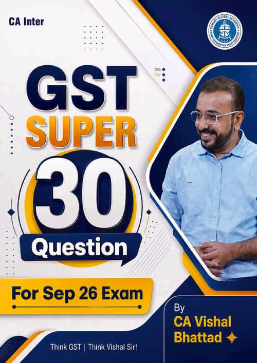 First page of CA inter vishal bhattad super 30 pdf