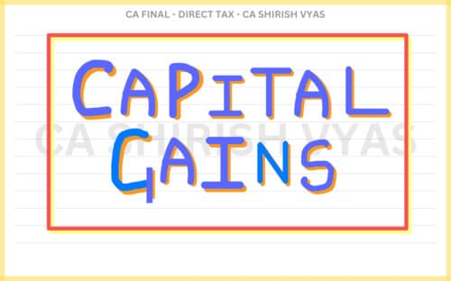 First page of Direct tax CA inter sep 26 Handwritten notes CA Shirish Vyas sir
