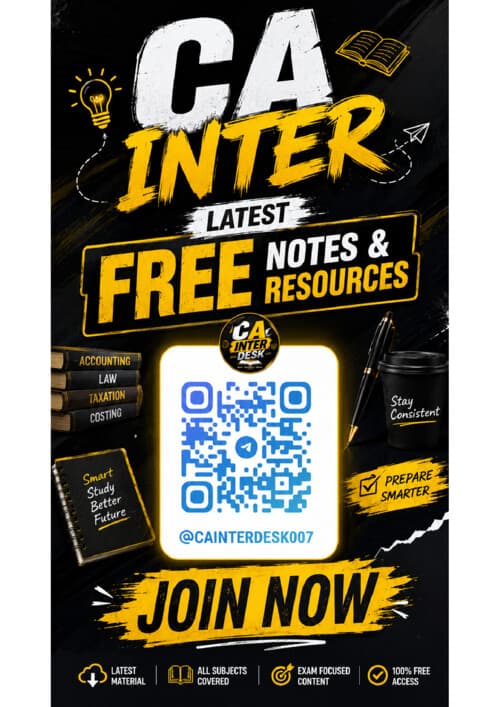 First page of Ca NITIN GOEL SIR All Notes & Resources Available SCAN TO GET if anybody wants PW, Vishwas Ca and Parag Sir classes DM me